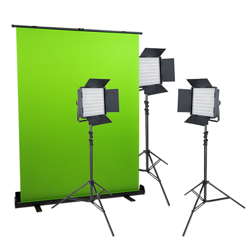 Greenbox ausziehbar LED Scheinwerfer Komplettset